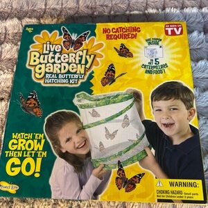 As Seen On TV Live Butterfly Garden Kit - Green and White